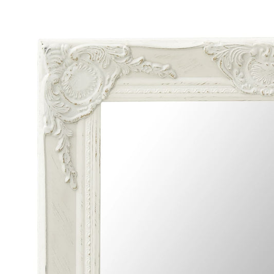 vidaXL Wall Mirror Baroque Antique Hanging Wall Mirror for Bedroom Living Room