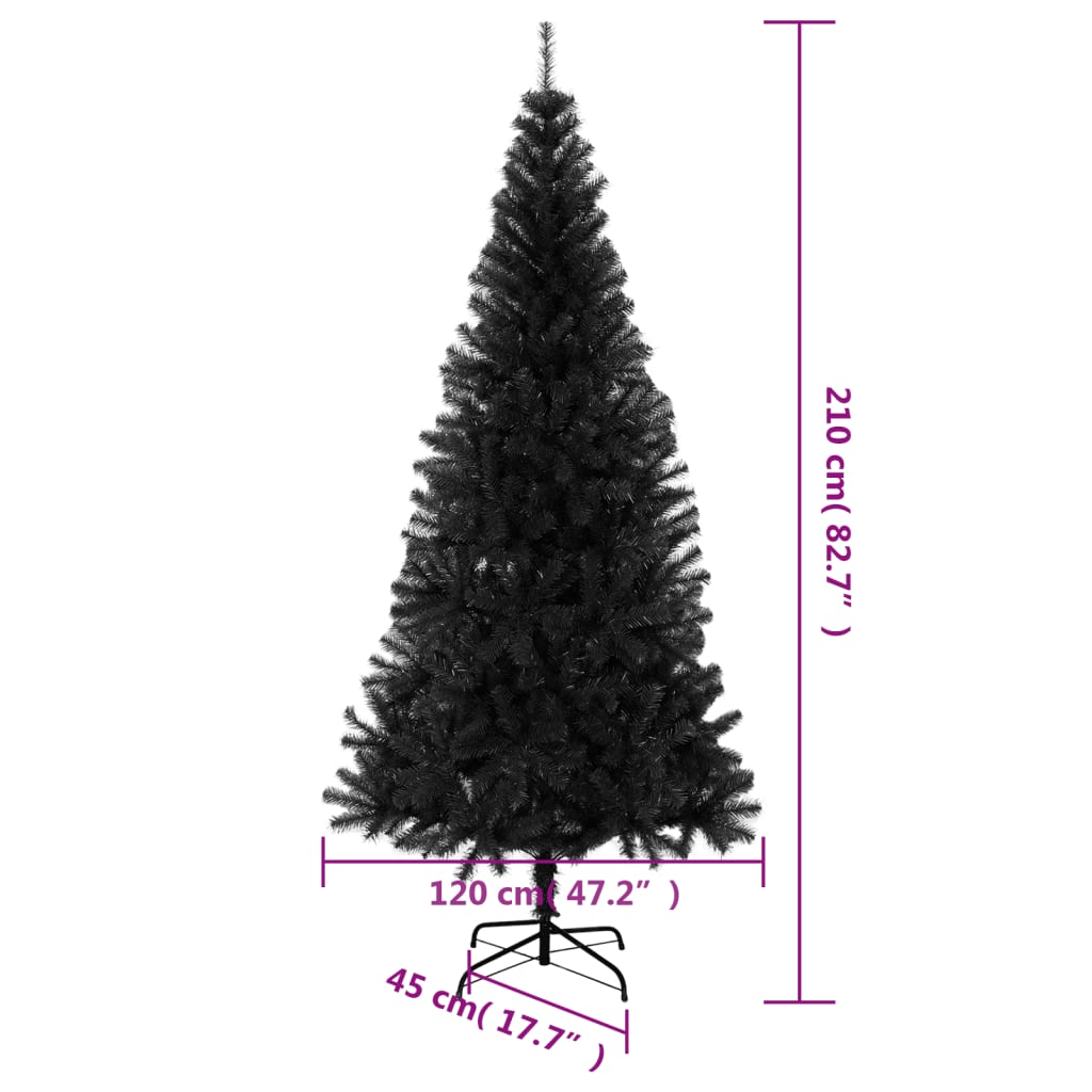 vidaXL Christmas Tree Holiday Decoration Artificial Xmas Tree with Stand PVC