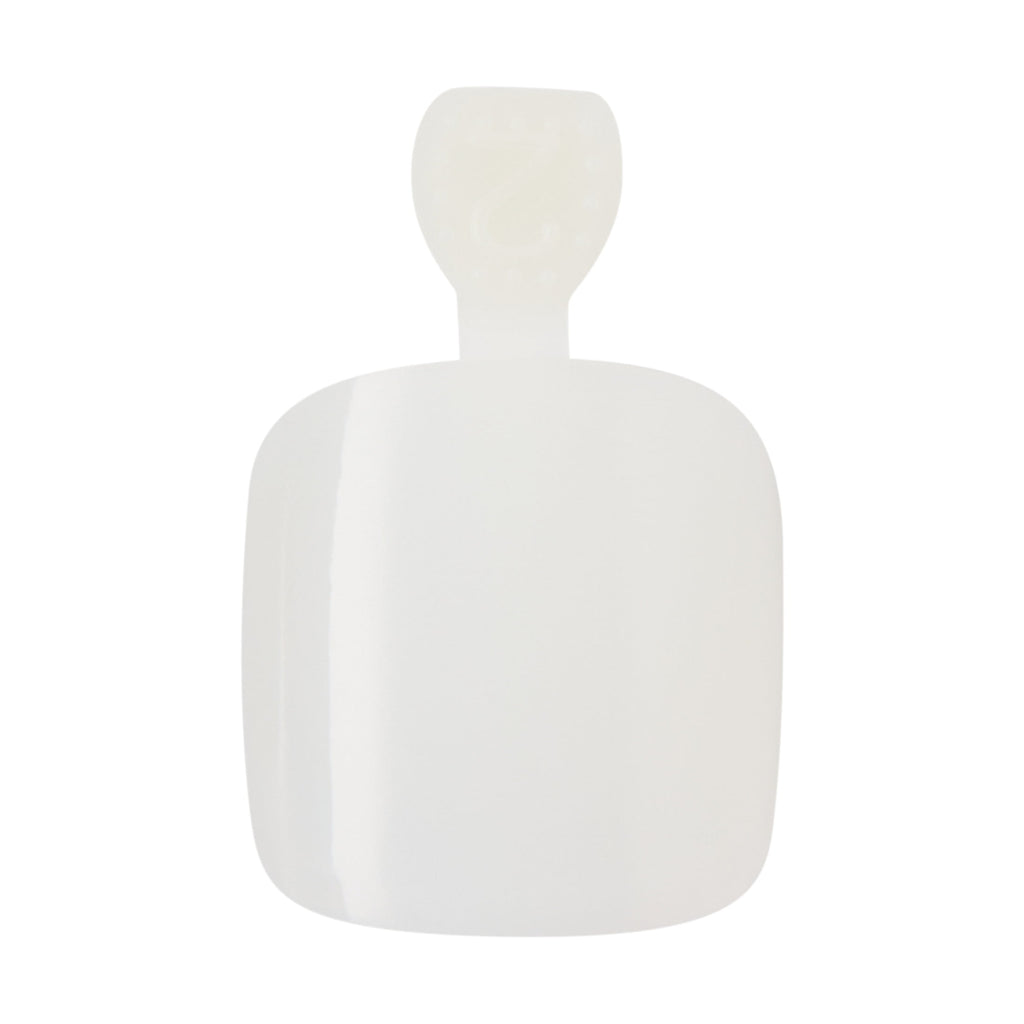 KISS 96 Full-Cover Press On Toenails, Clear, Short, Maximum Speed Nail Glue, 96 Count