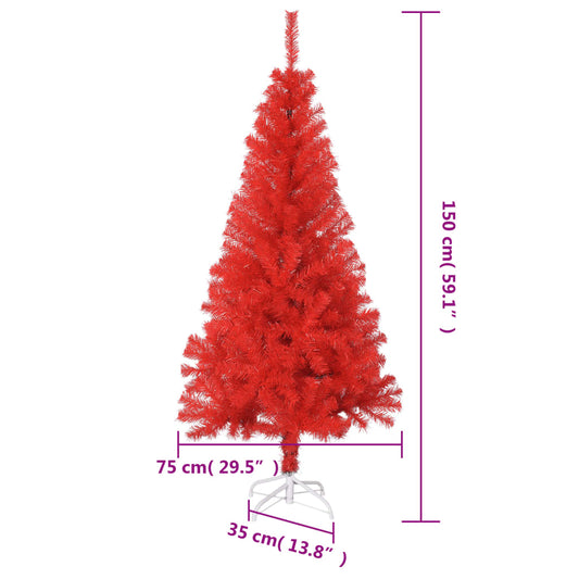 vidaXL Christmas Tree Holiday Decoration Artificial Xmas Tree with Stand PVC