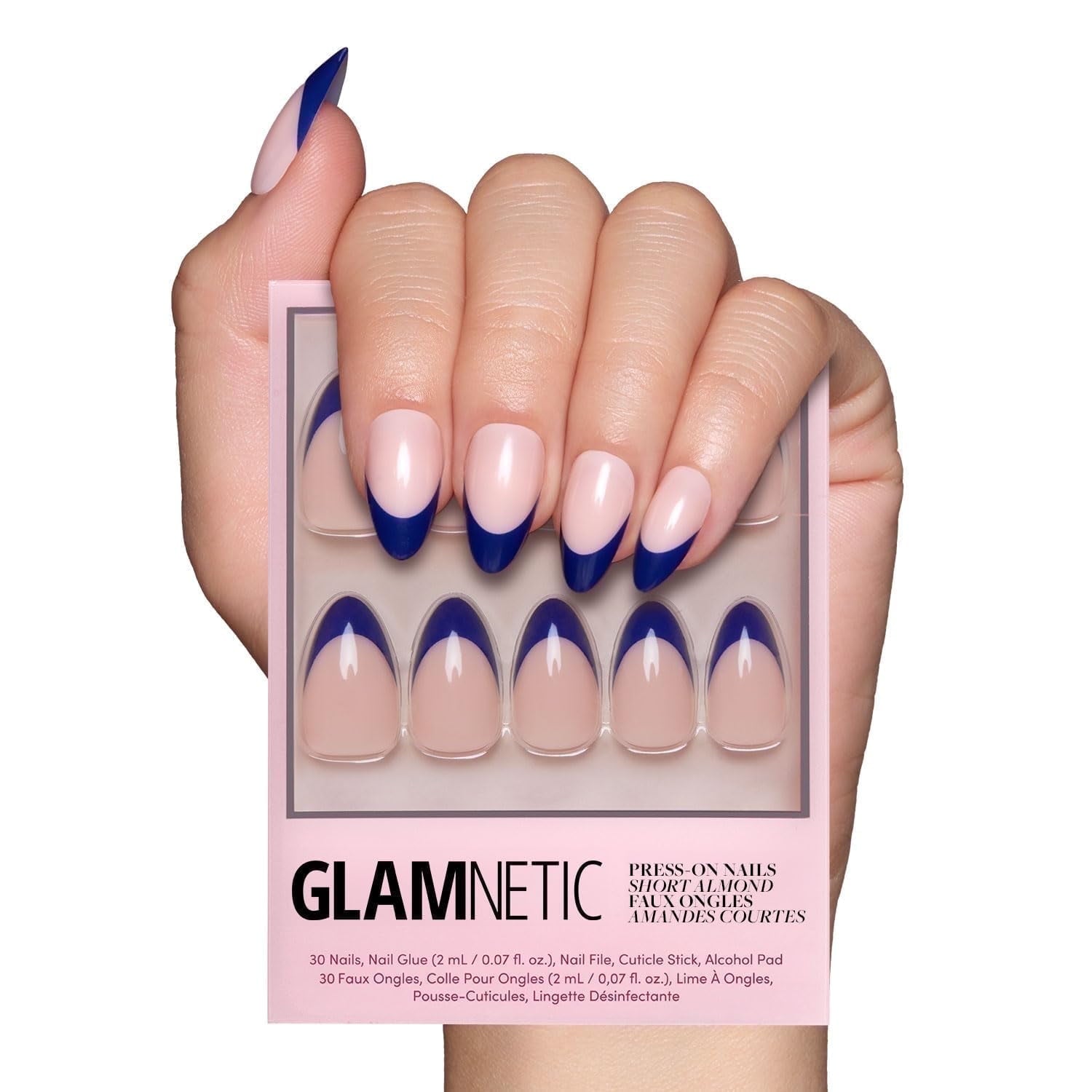 Glamnetic Press-On Nails – Terra | Earthy Brown Matte Almond Nails, "Salon Quality", 30 Count