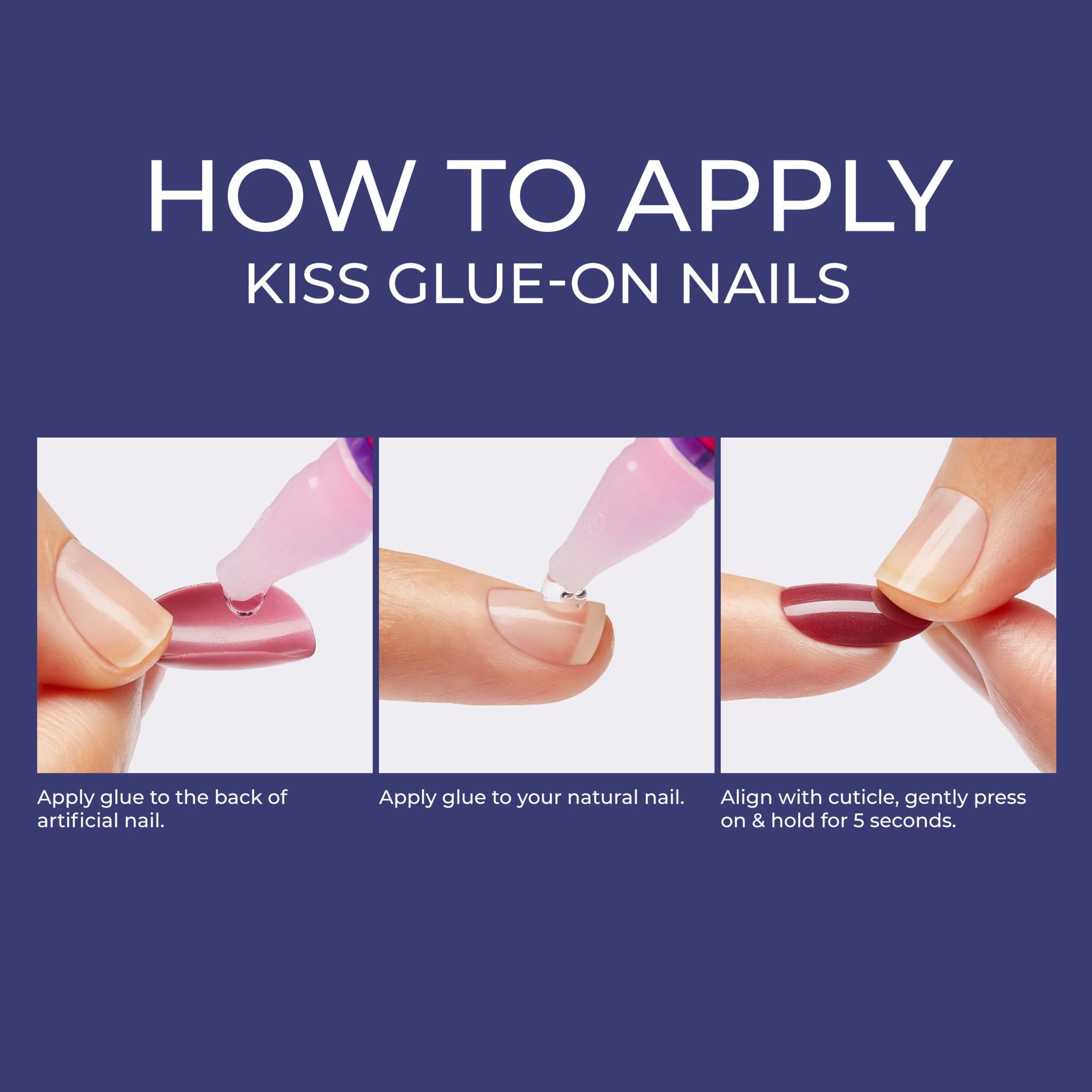 KISS Gel Fantasy Allure Press On Nails, Hottiest Thing, White, Short Coffin, 28 Count